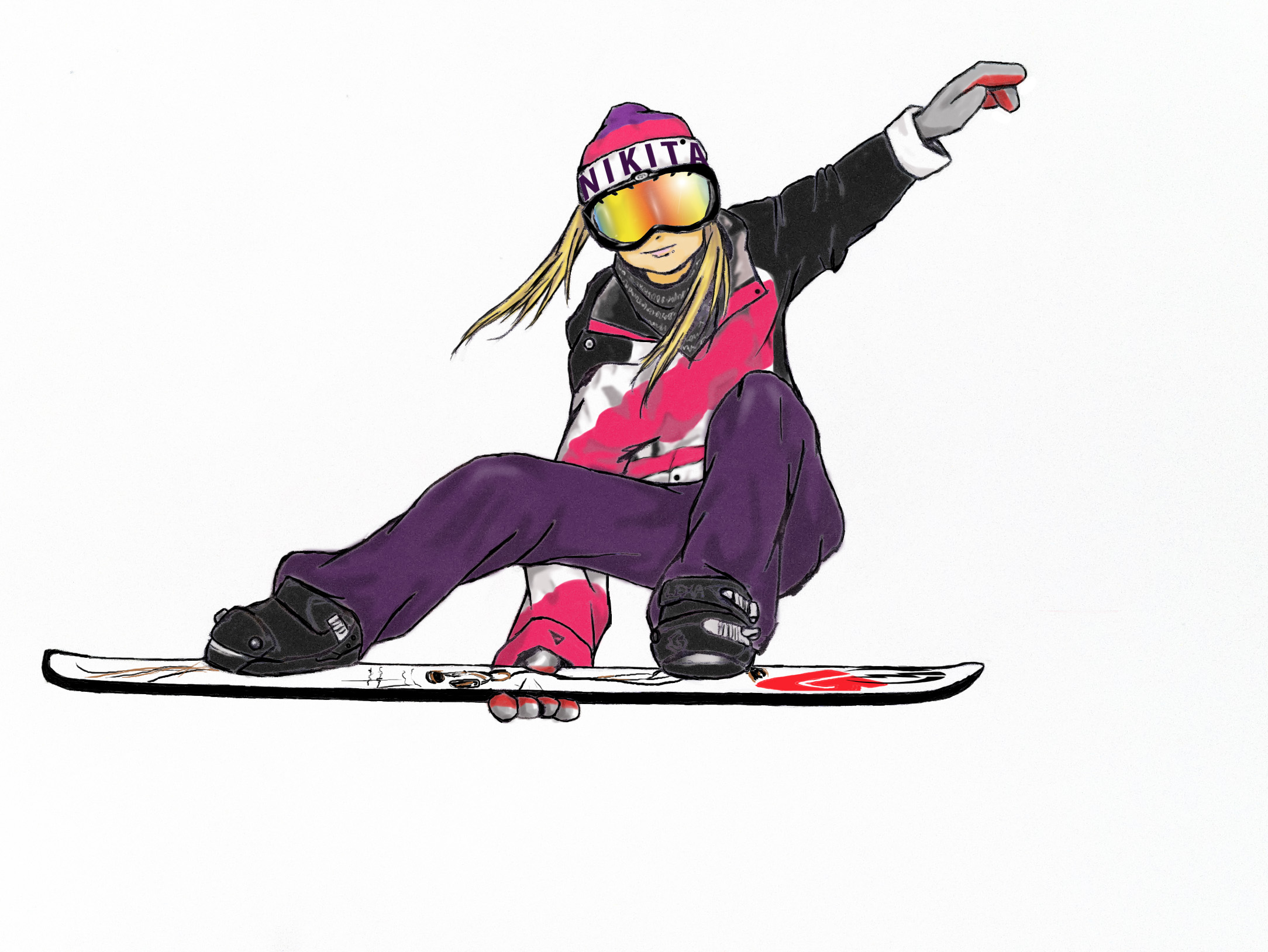 Snowboard Drawing at GetDrawings Free download