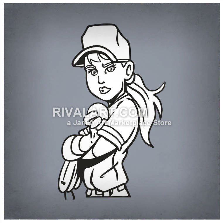 Softball Drawing at GetDrawings Free download