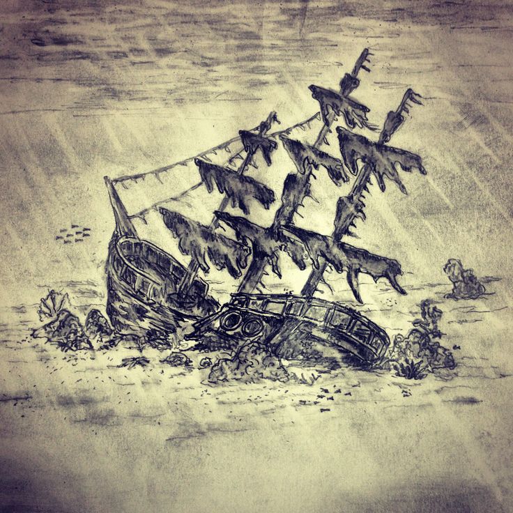 Sunken Ship Drawing at GetDrawings Free download