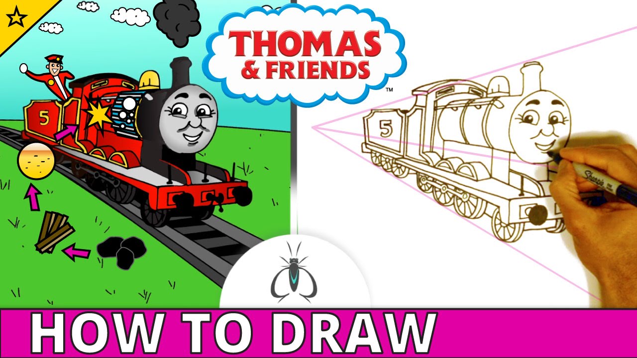 Thomas Train Drawing at GetDrawings Free download