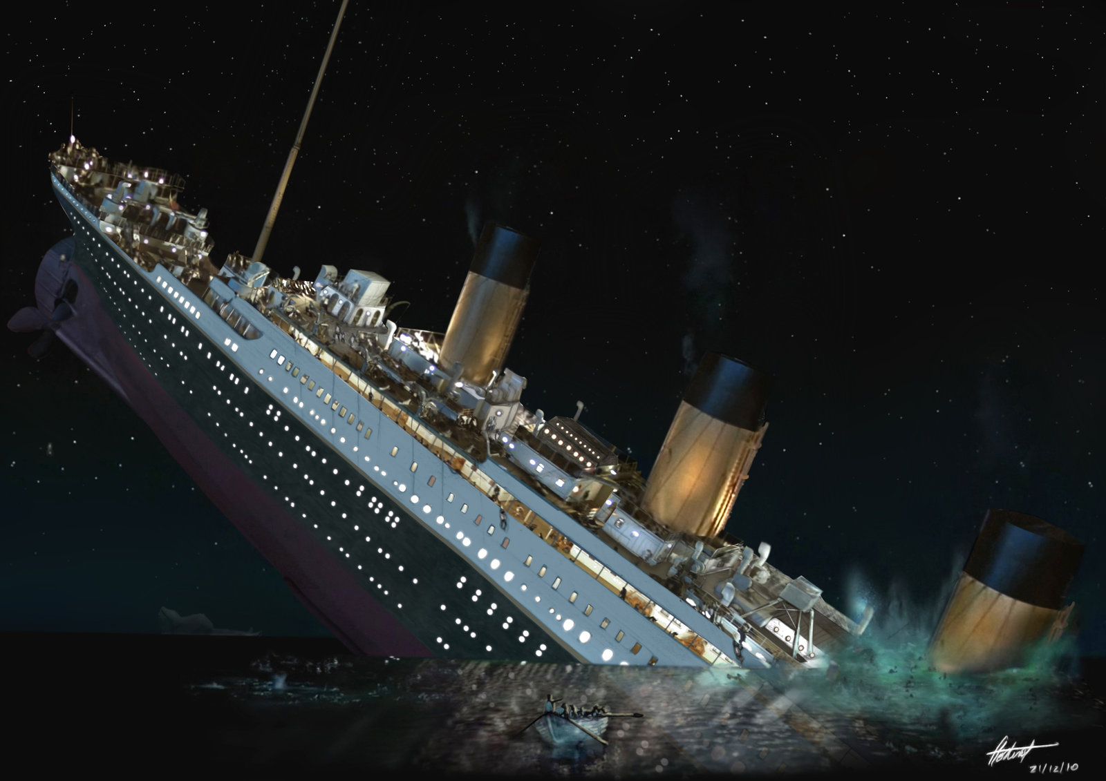 Titanic Sinking Drawing at GetDrawings Free download