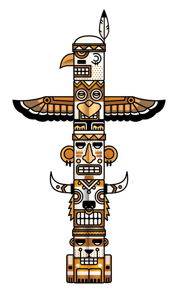 Totem Poles Drawing at GetDrawings Free download