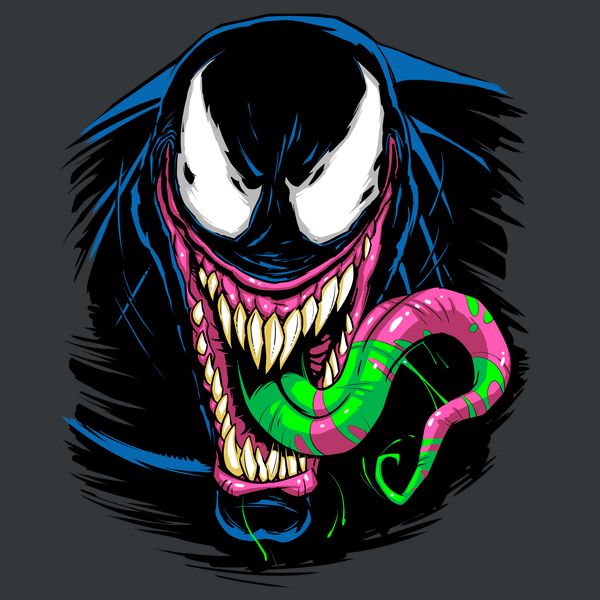 Venom Face Drawing at GetDrawings Free download