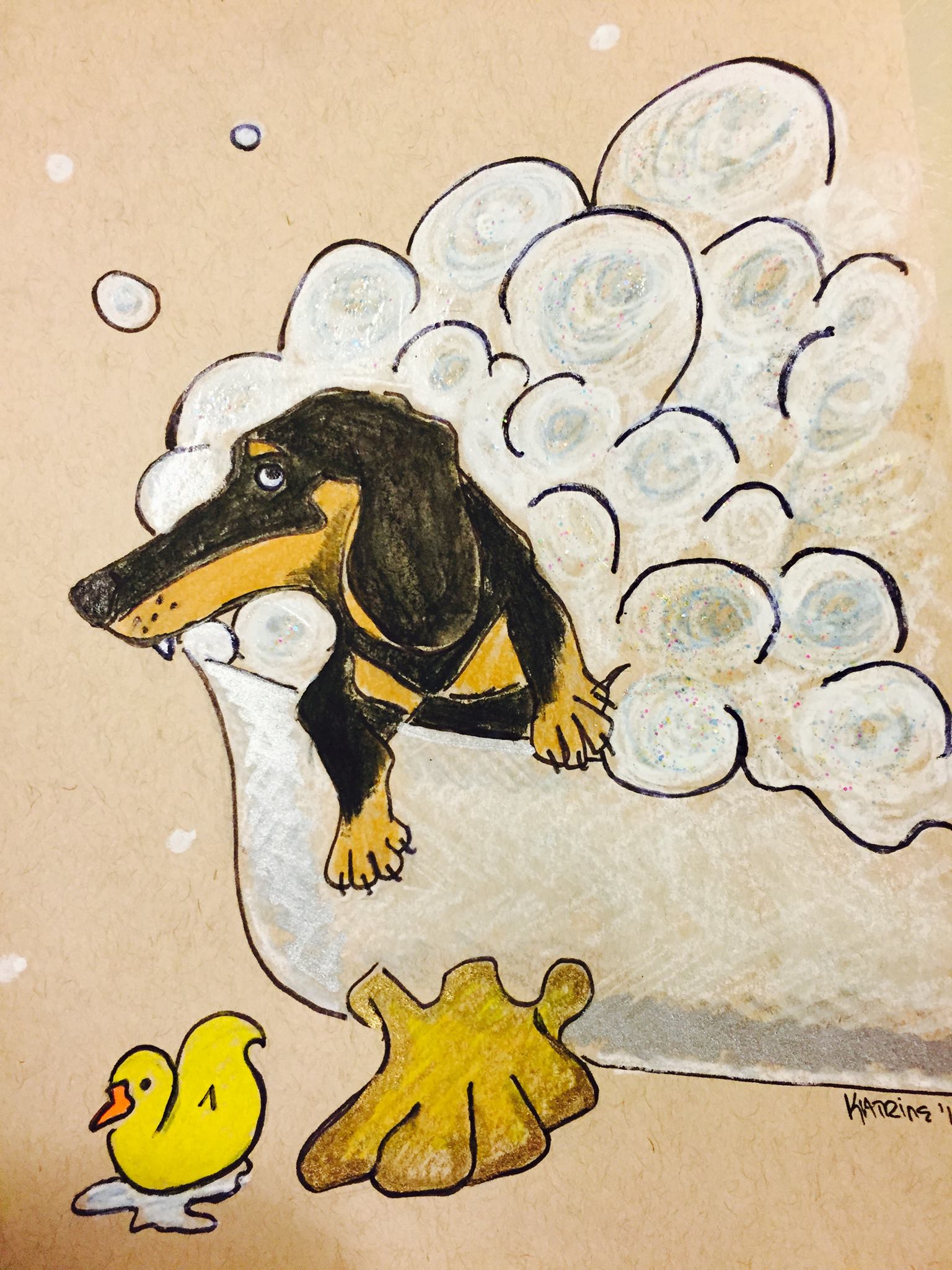 Wiener Dog Drawing at GetDrawings Free download