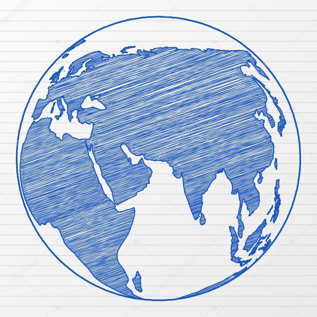 Mappemonde Globe Dessin World Globe Drawing at GetDrawings Free download