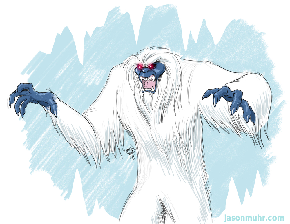 Yeti Drawing at GetDrawings Free download