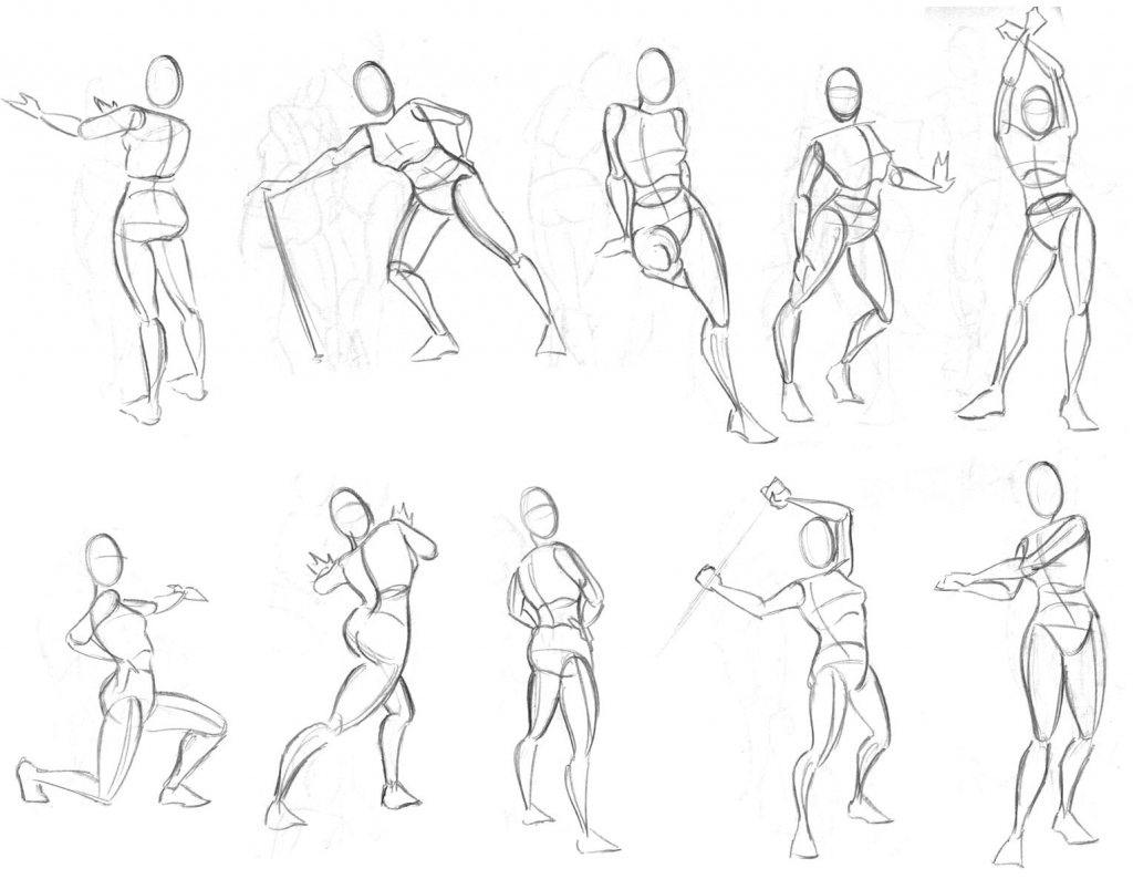 Action Drawing at Free for personal use Action