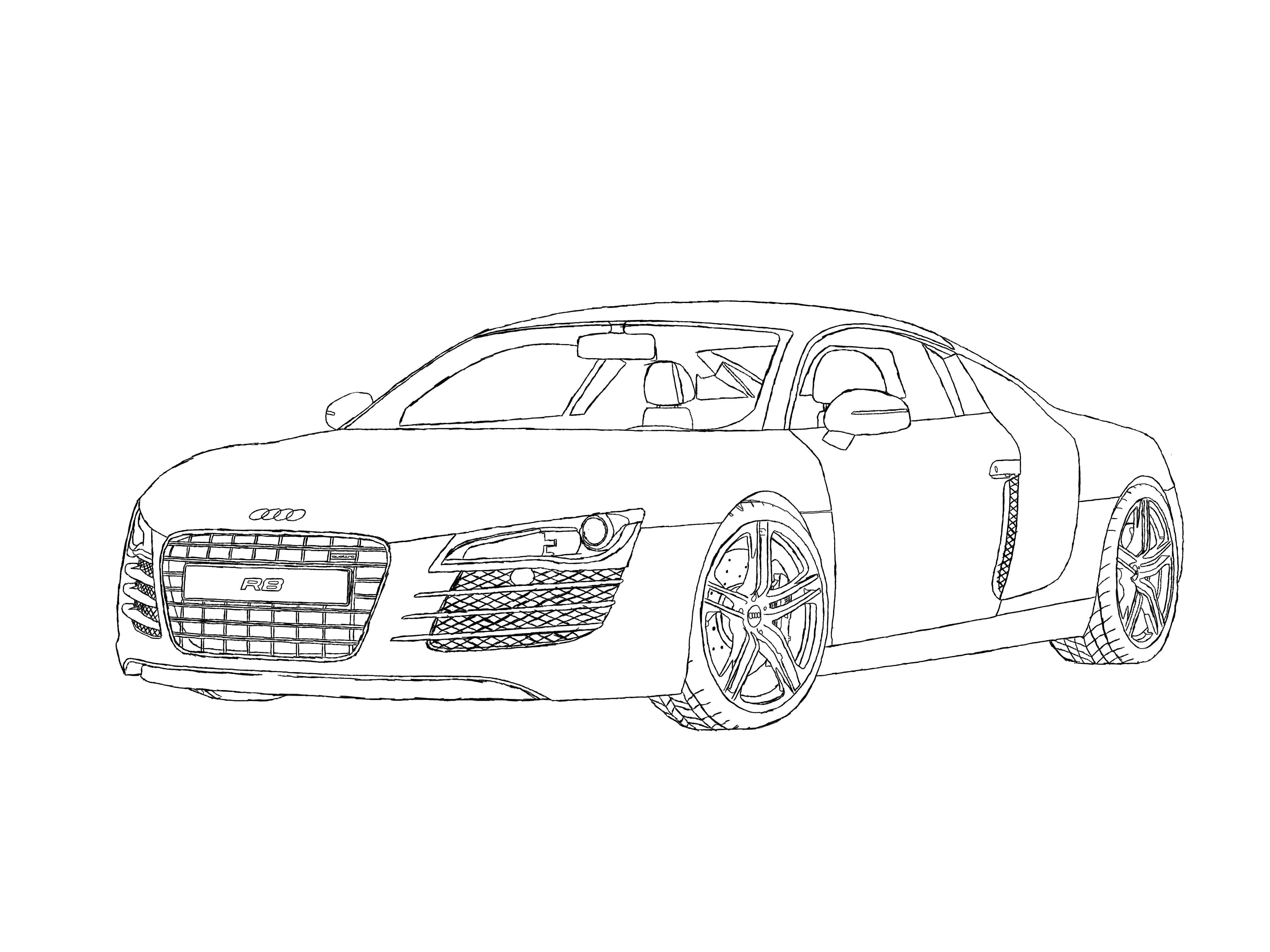 Audi Drawing at GetDrawings Free download