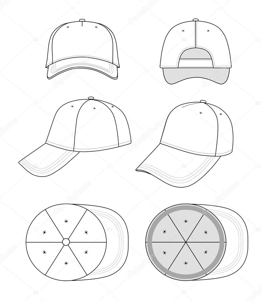 Baseball Hat Drawing at GetDrawings Free download