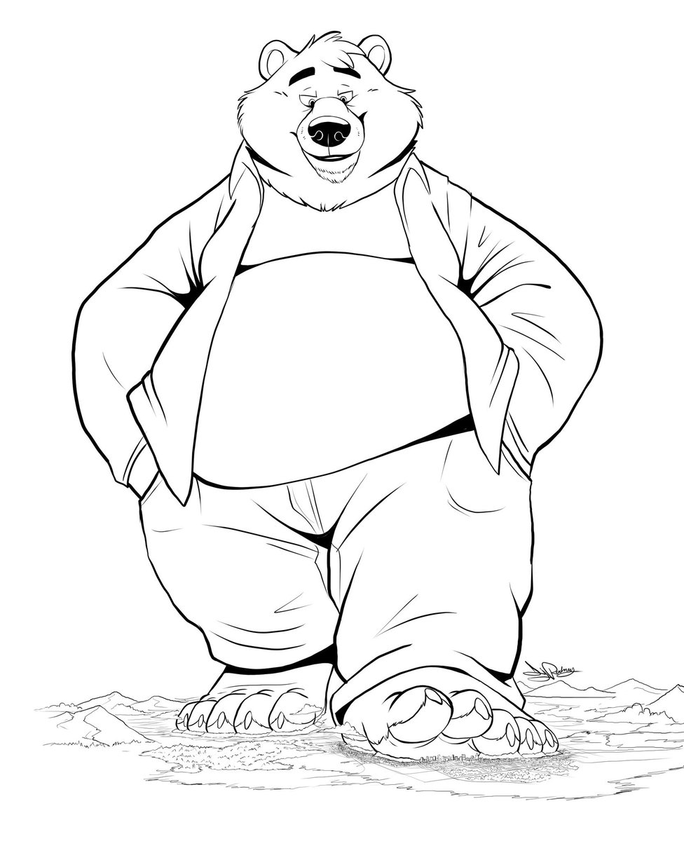 Bear Standing Up Drawing at GetDrawings Free download