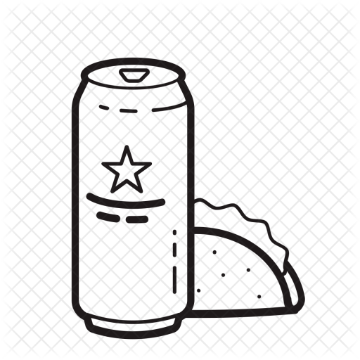 Beer Can Drawing at GetDrawings Free download