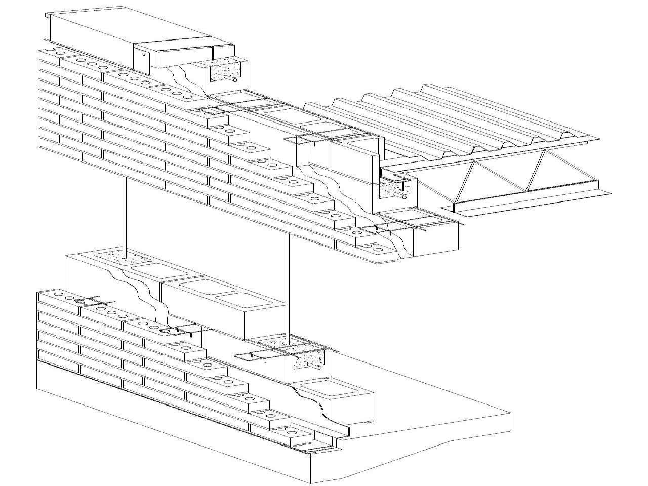 Block Wall Drawing at GetDrawings Free download