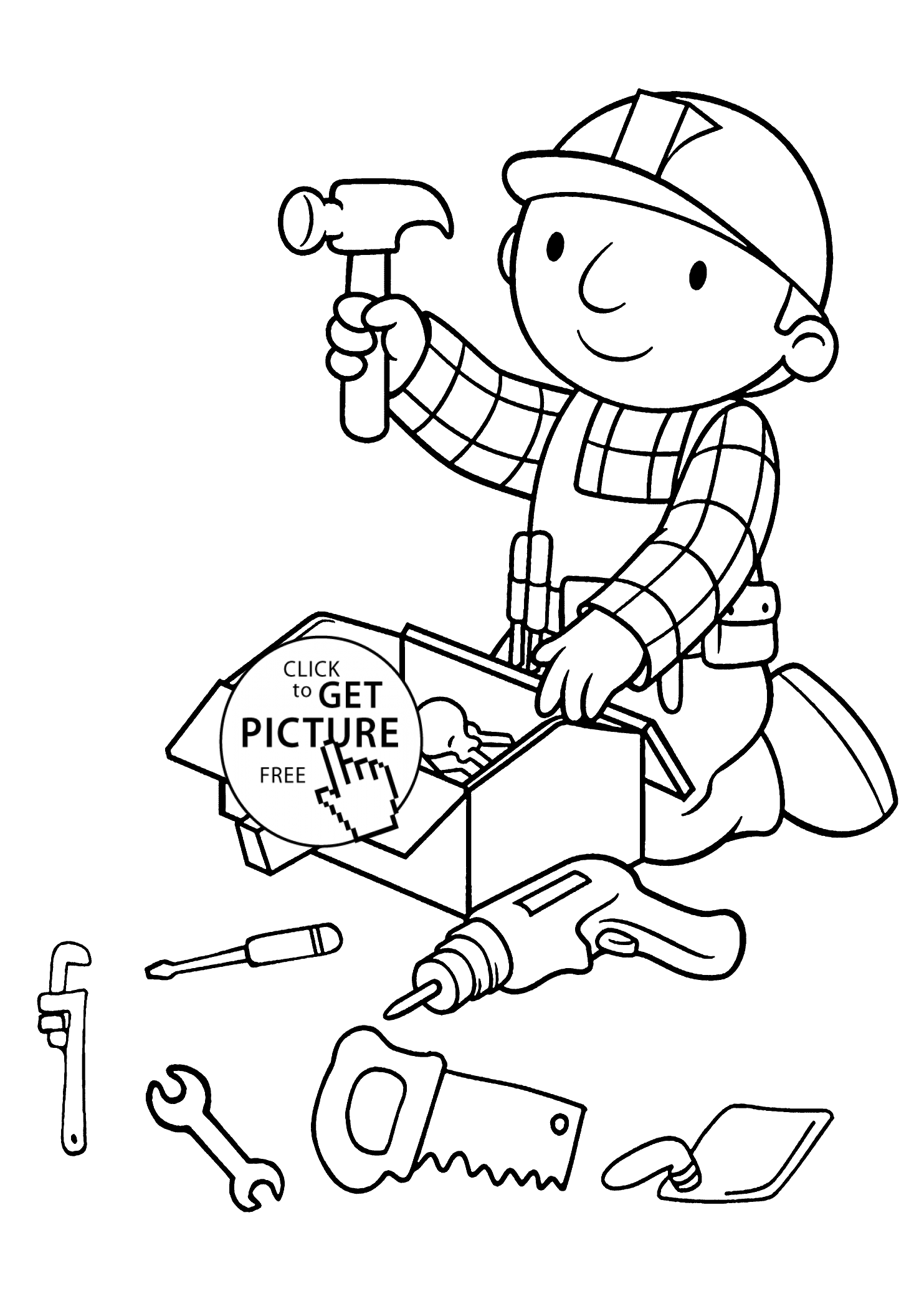 Bob The Builder Drawing at GetDrawings Free download