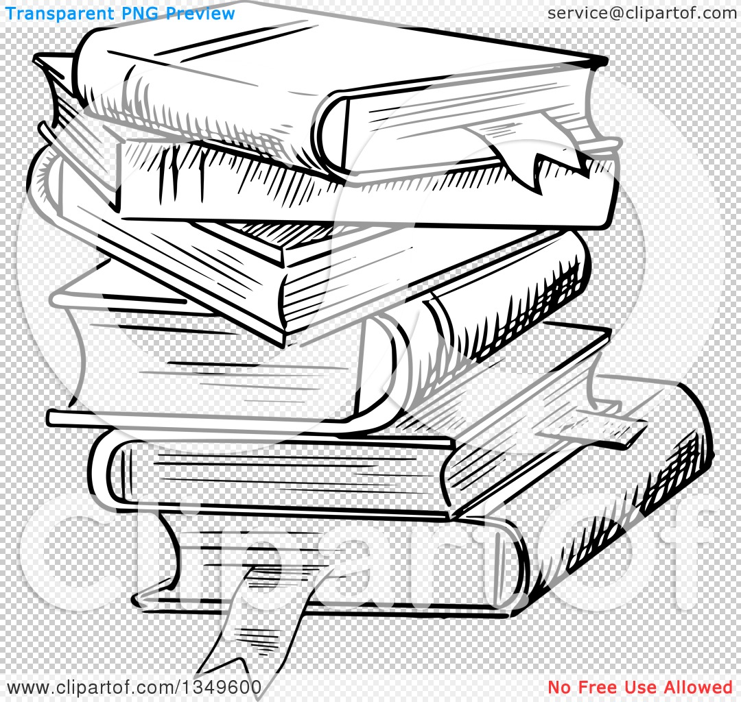 Book Stack Drawing at GetDrawings Free download