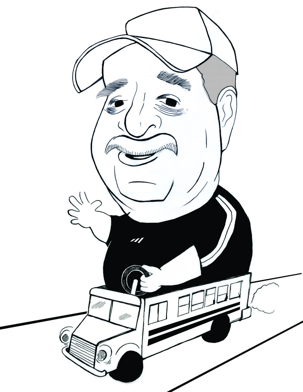Bus Driver Drawing at GetDrawings Free download