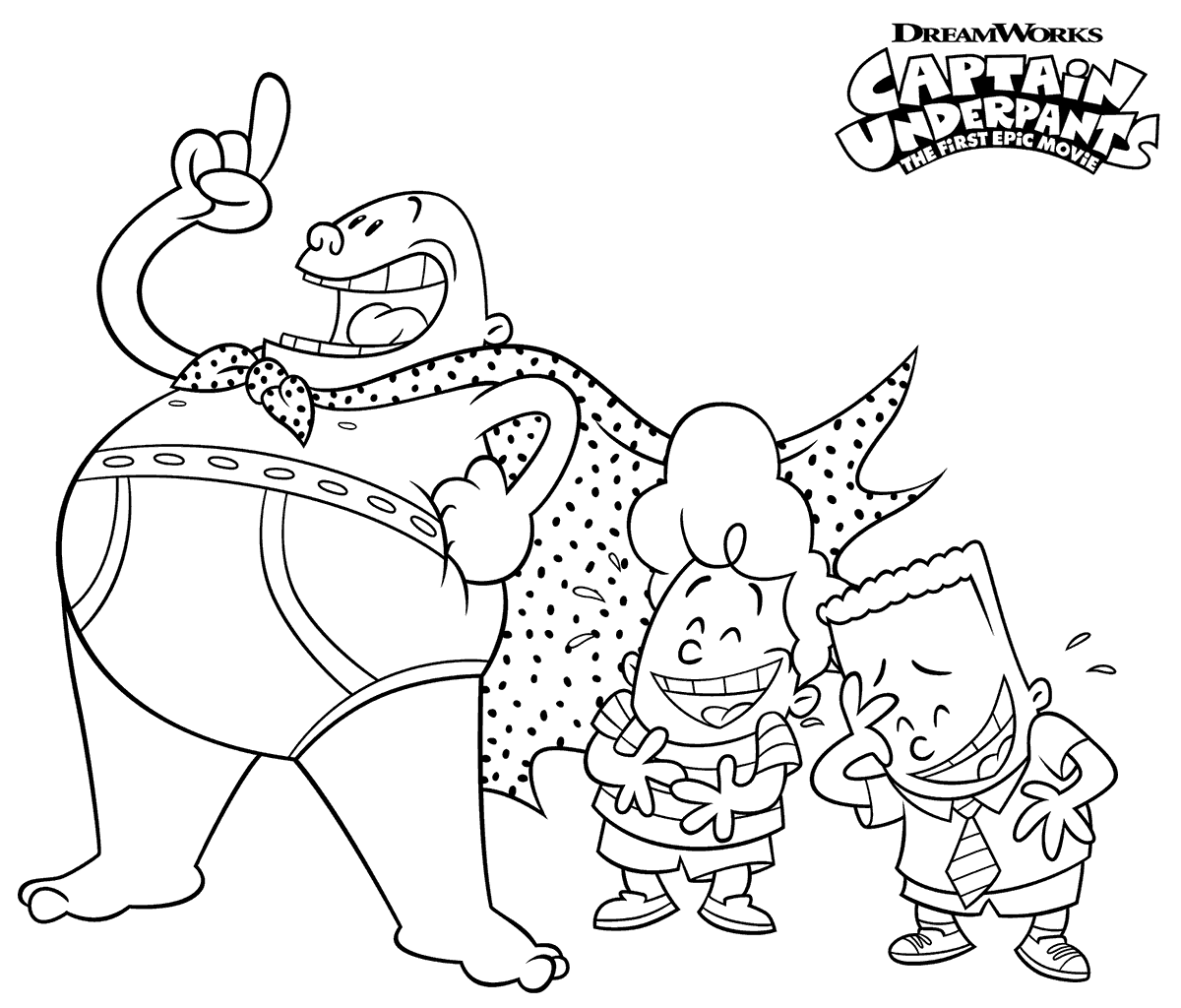 Captain Underpants Drawing at GetDrawings | Free download