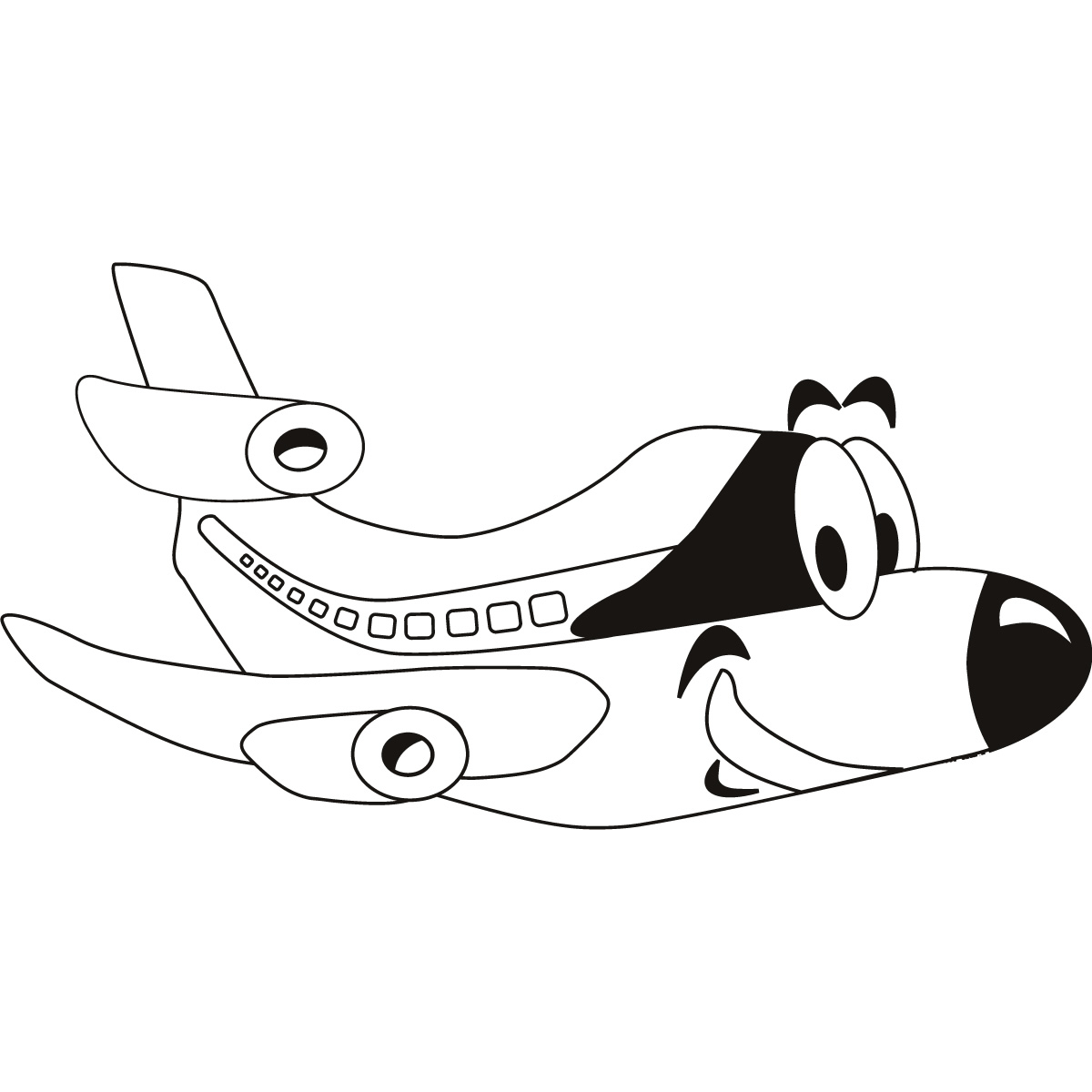 Cartoon Plane Drawing at GetDrawings Free download