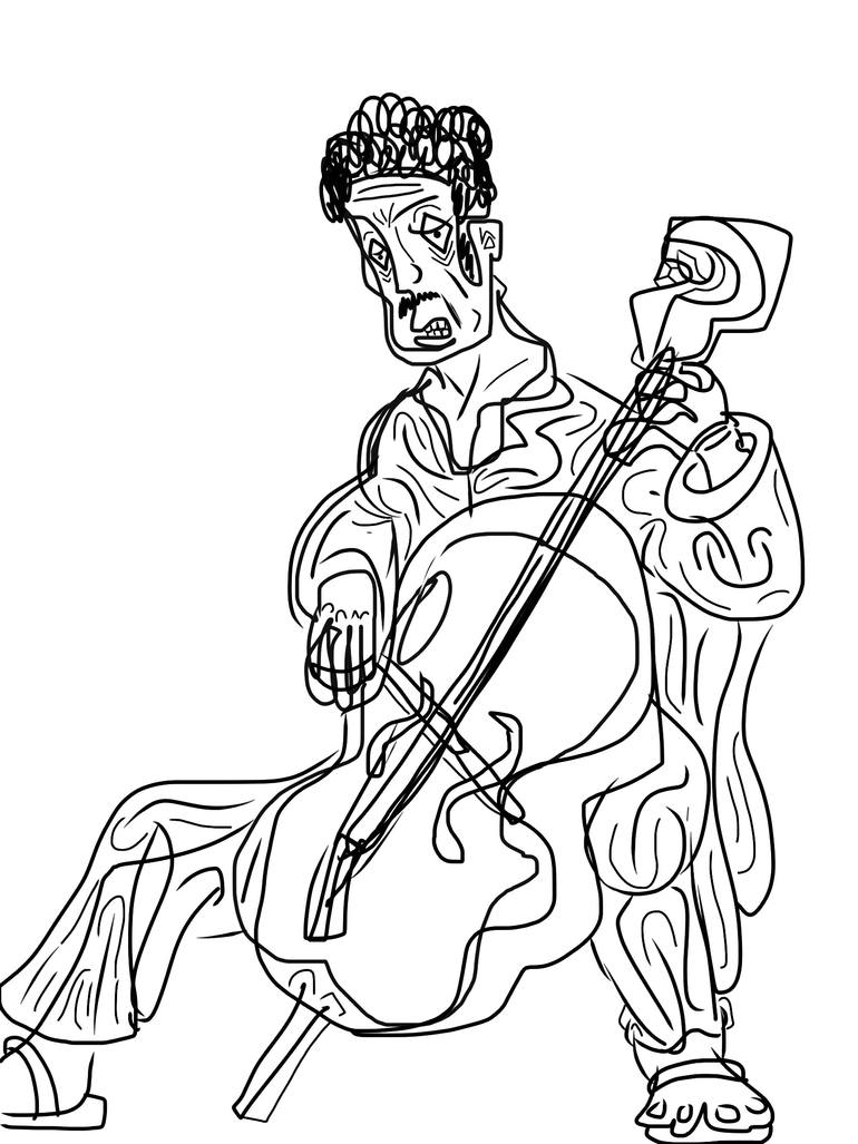 Cello Drawing at GetDrawings Free download