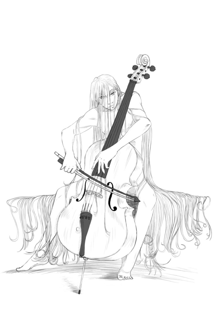 Cello Drawing at GetDrawings Free download