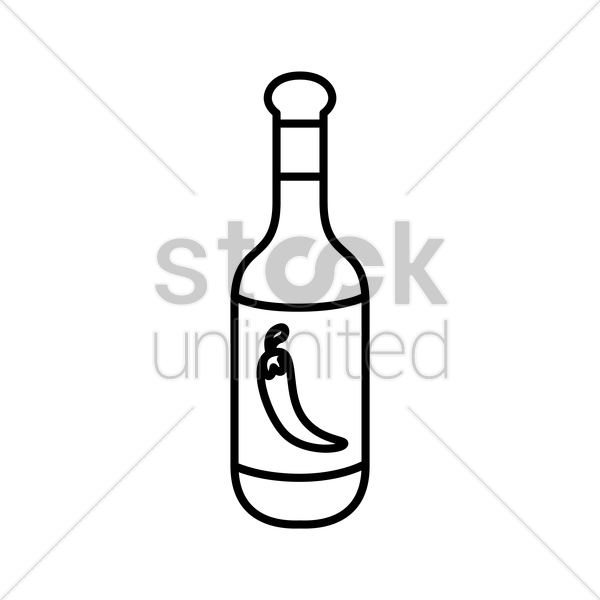 Hot Sauce Bottles Page Coloring Pages