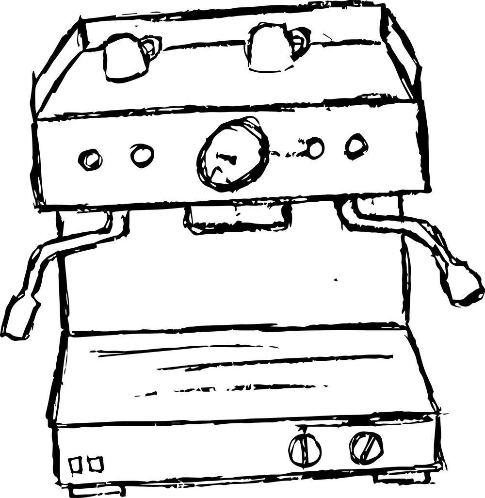 Coffee Maker Drawing at GetDrawings Free download