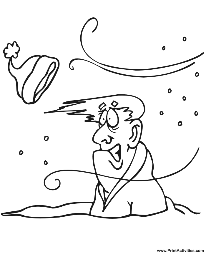 Weather Coloring Pages Twisty Noodle