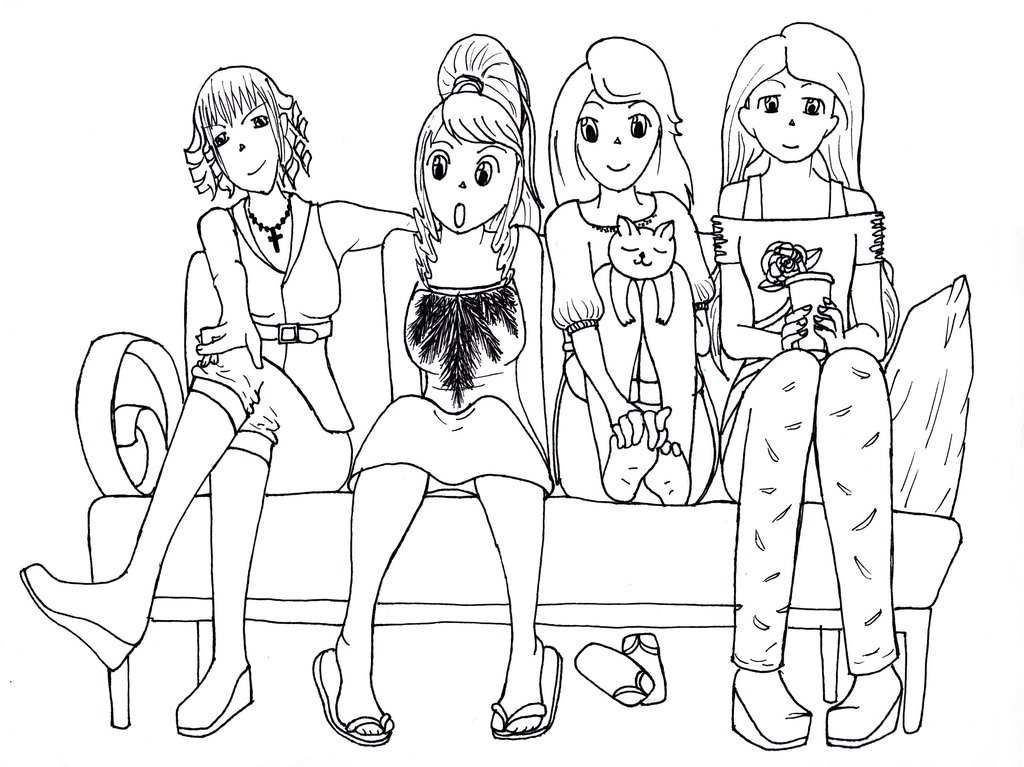 Couch Drawing at GetDrawings Free download