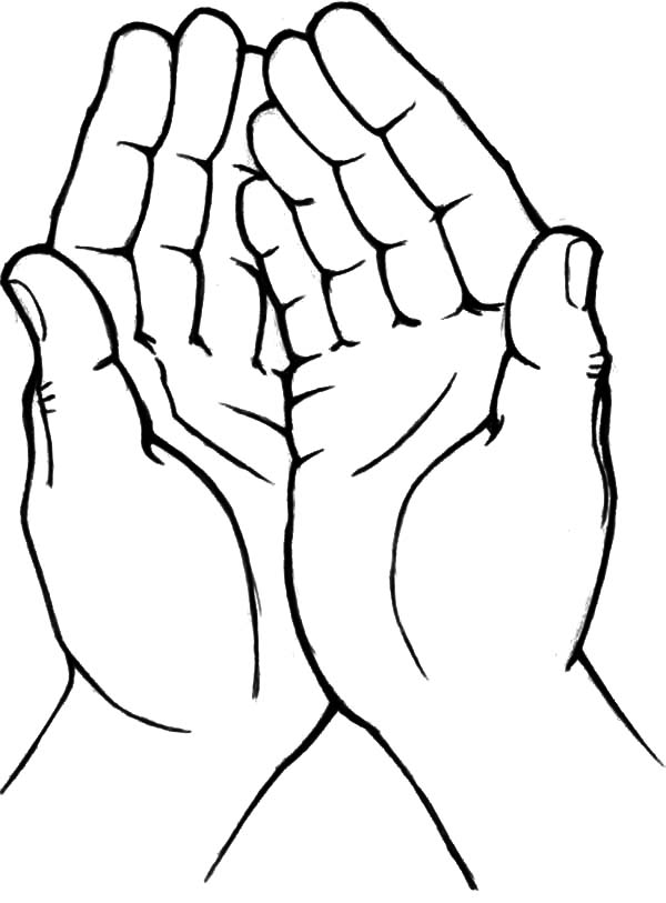 Cupped Hand Drawing at GetDrawings Free download