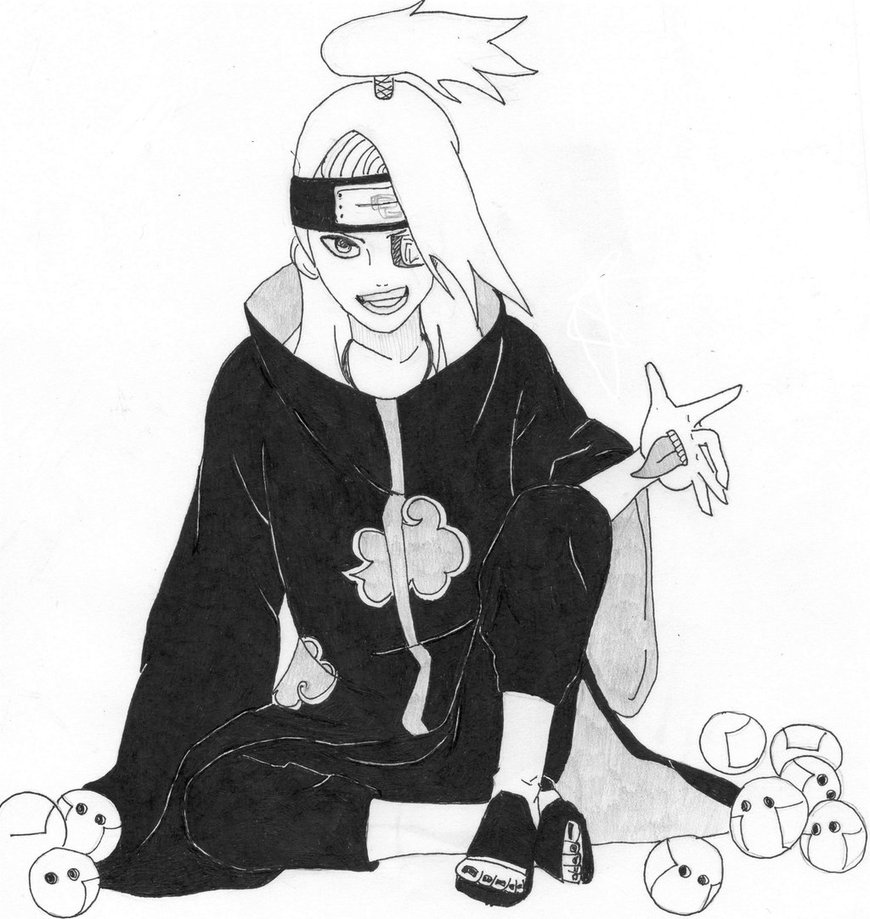 The best free Deidara drawing images. Download from 64 free drawings of Deidara at GetDrawings