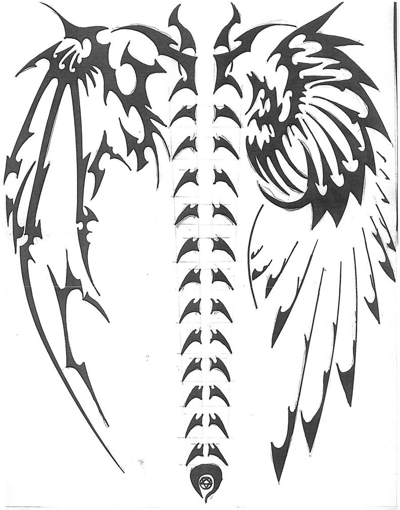 Devil Wings Drawing at GetDrawings Free download