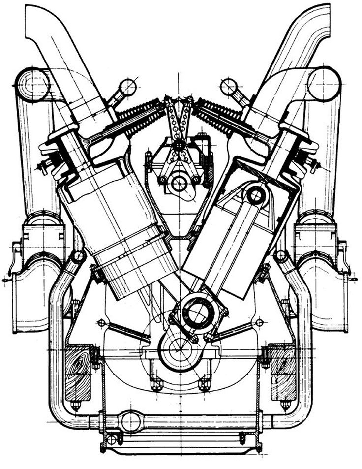 Diesel Engine Drawing at GetDrawings Free download