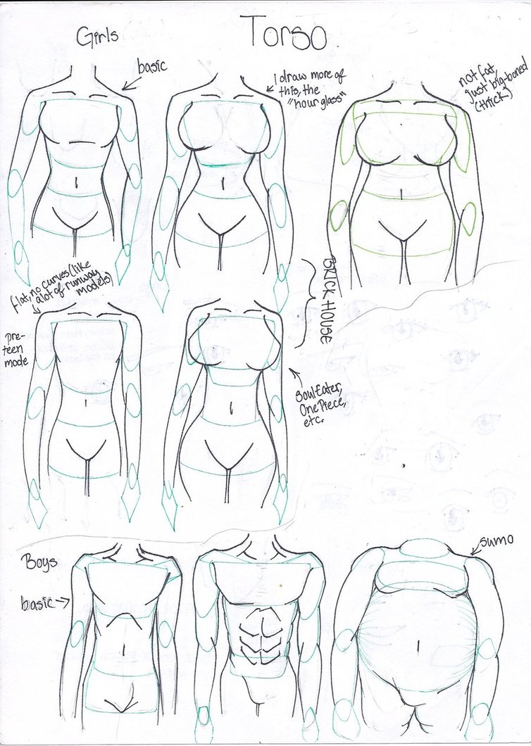 Different Body Types Drawing at GetDrawings Free download