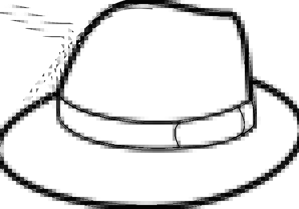 Fedora Hat Drawing at GetDrawings Free download