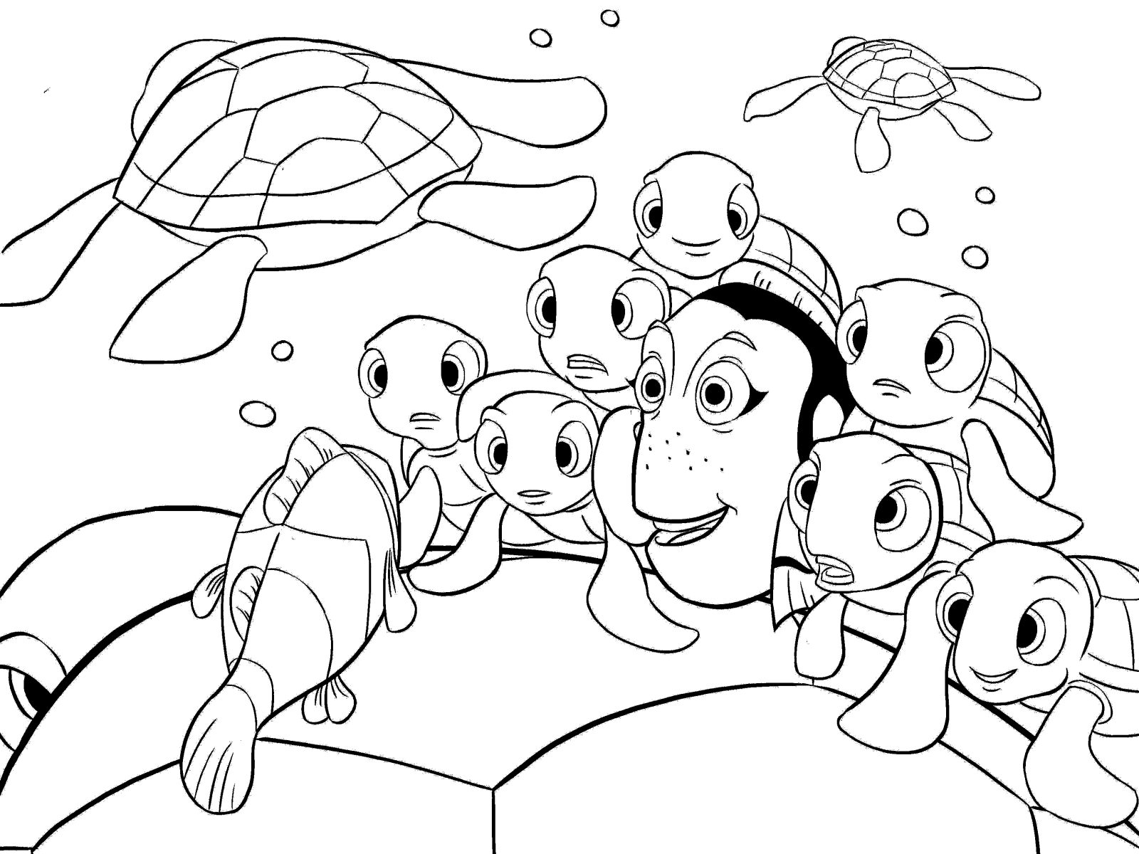Finding Nemo Turtle Drawing at GetDrawings Free download