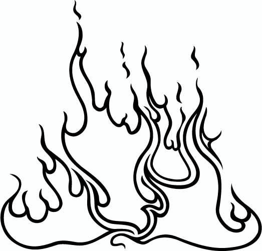 Fire Flames Drawing at GetDrawings Free download