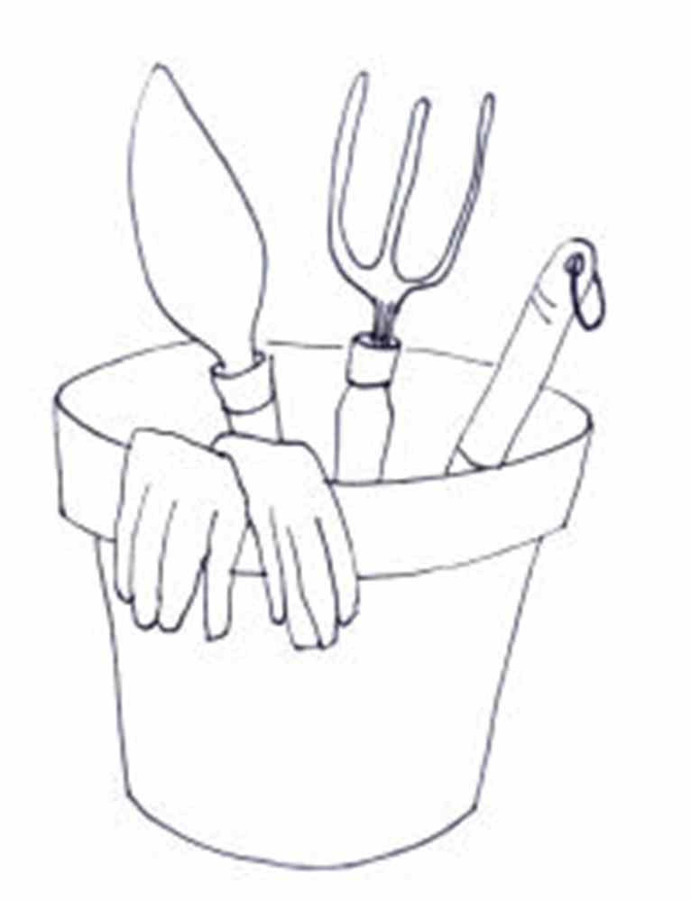 Garden Tools Drawing at GetDrawings Free download