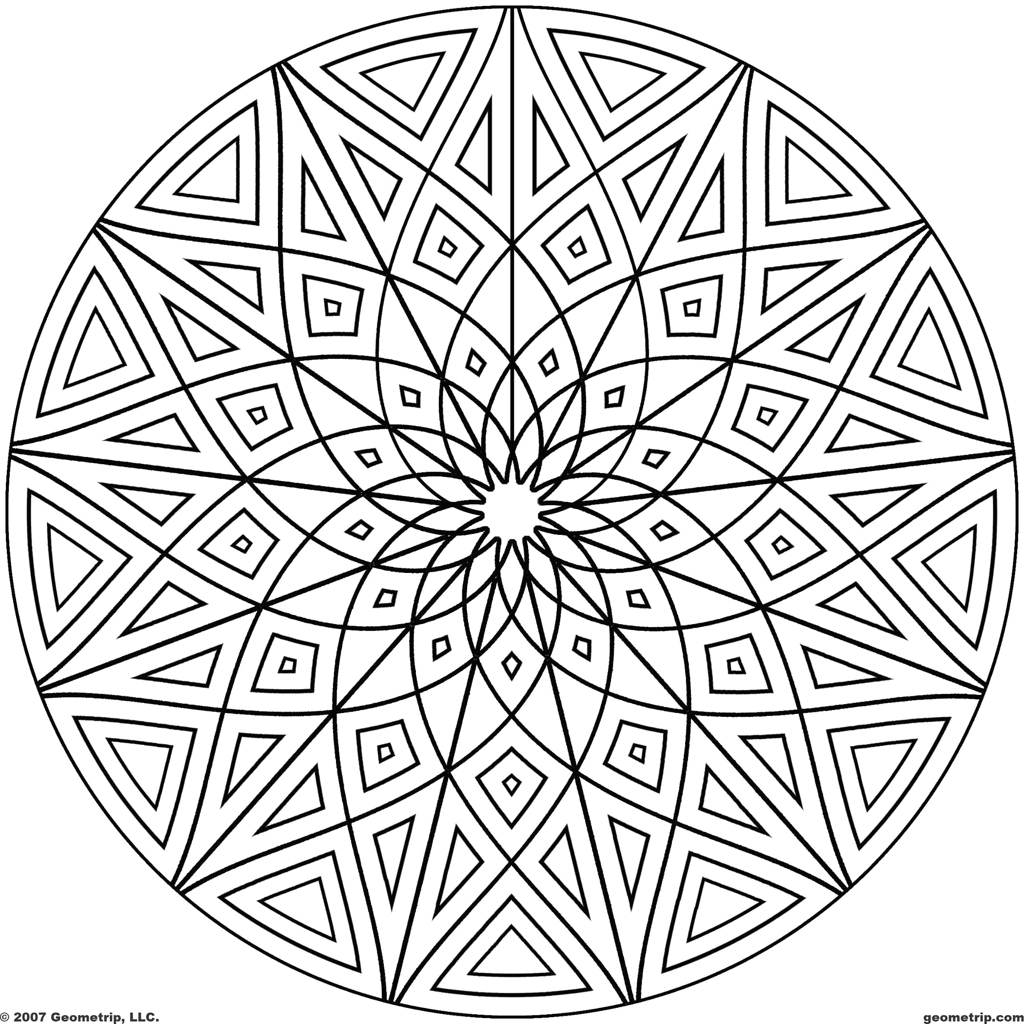 Geometric Patterns Drawing at GetDrawings Free download
