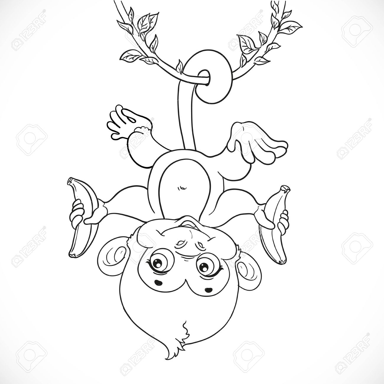 Hanging Monkey Drawing at GetDrawings Free download