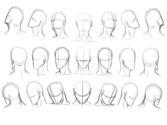 Head Tilted Back Drawing at GetDrawings Free download