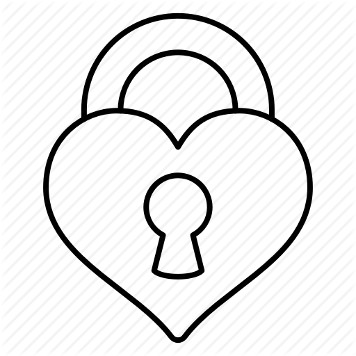 Heart Lock Drawing at GetDrawings Free download