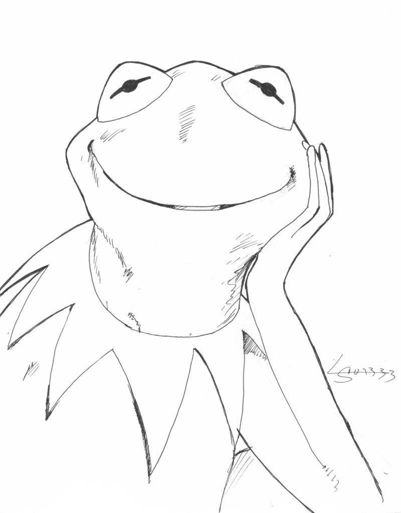 Kermit Drawing at GetDrawings Free download