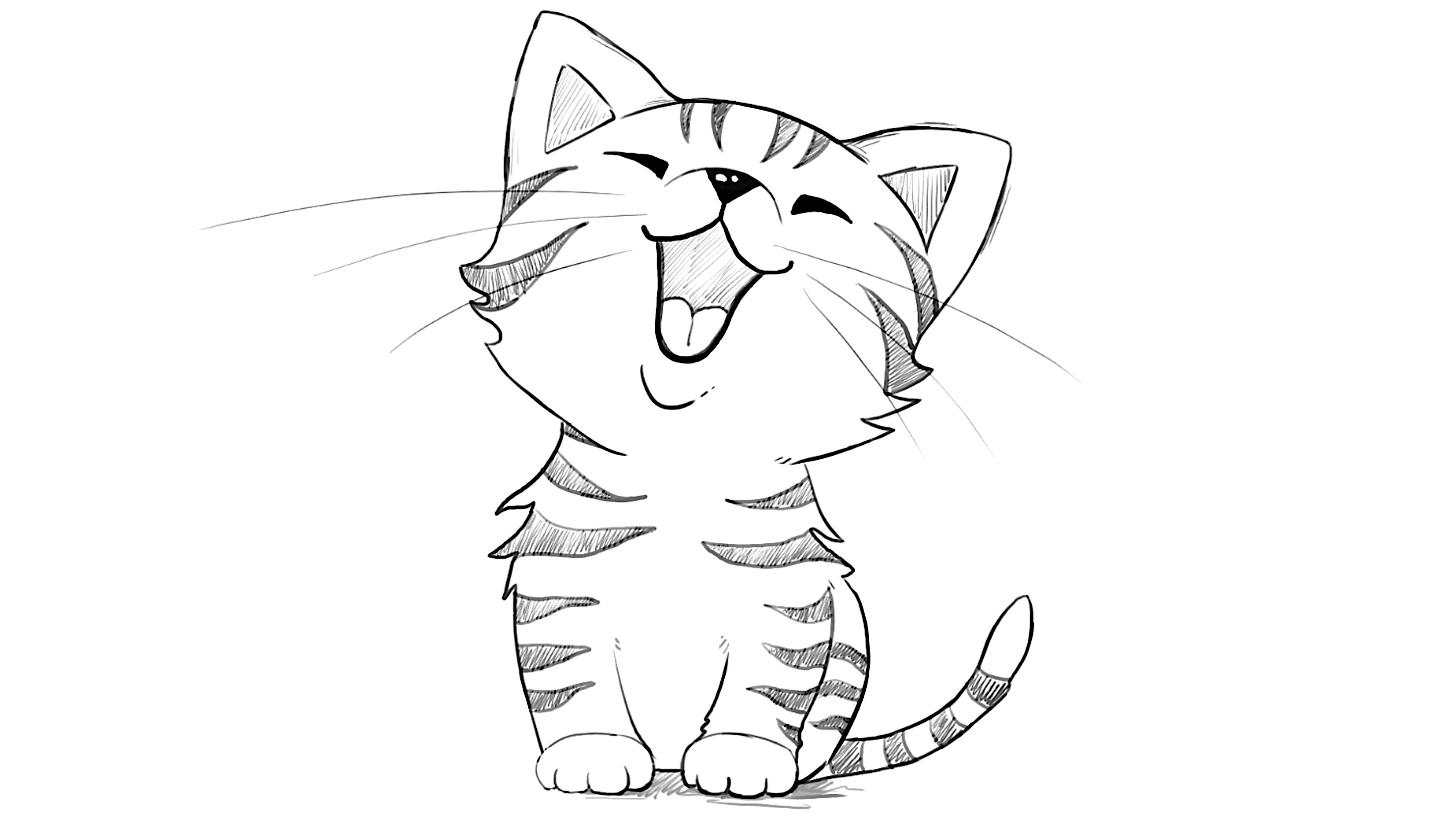 Kitten Drawing at GetDrawings Free download