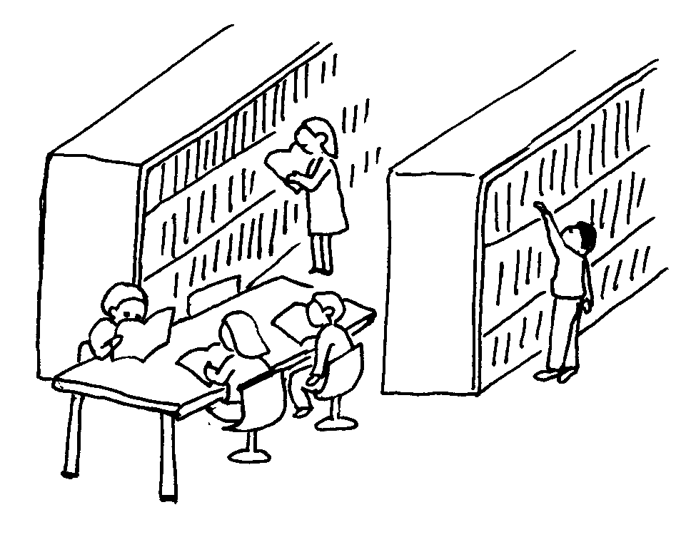 Library Books Drawing at GetDrawings Free download