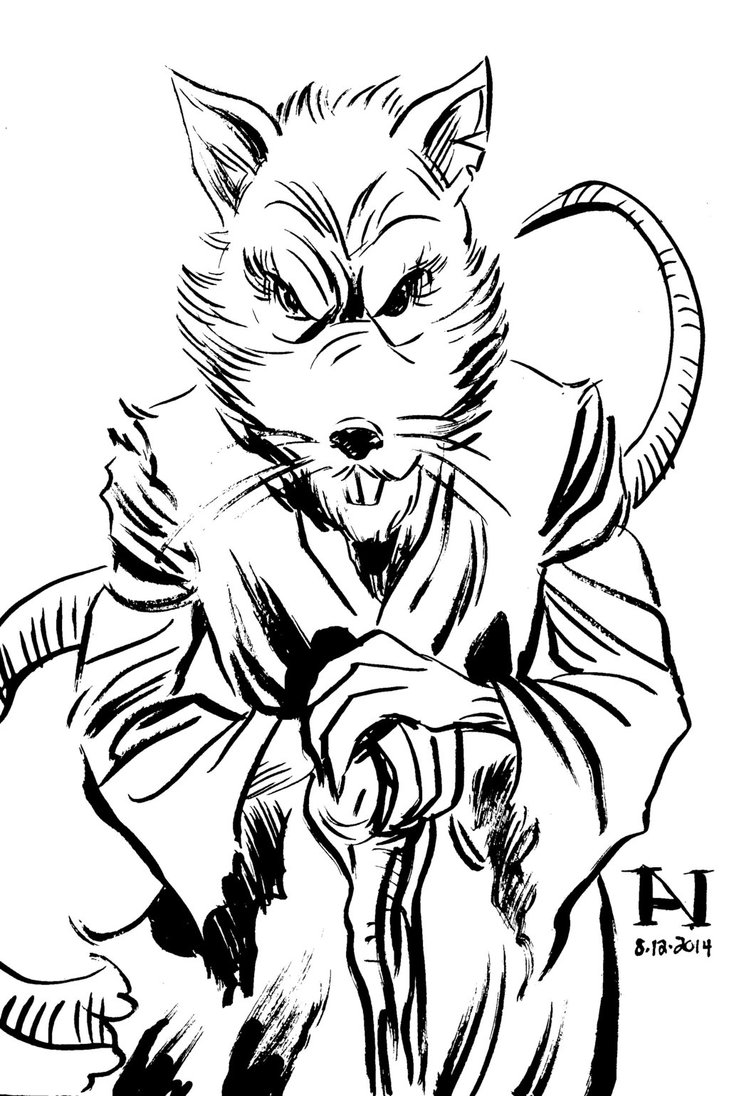 Splinter Coloring Pages