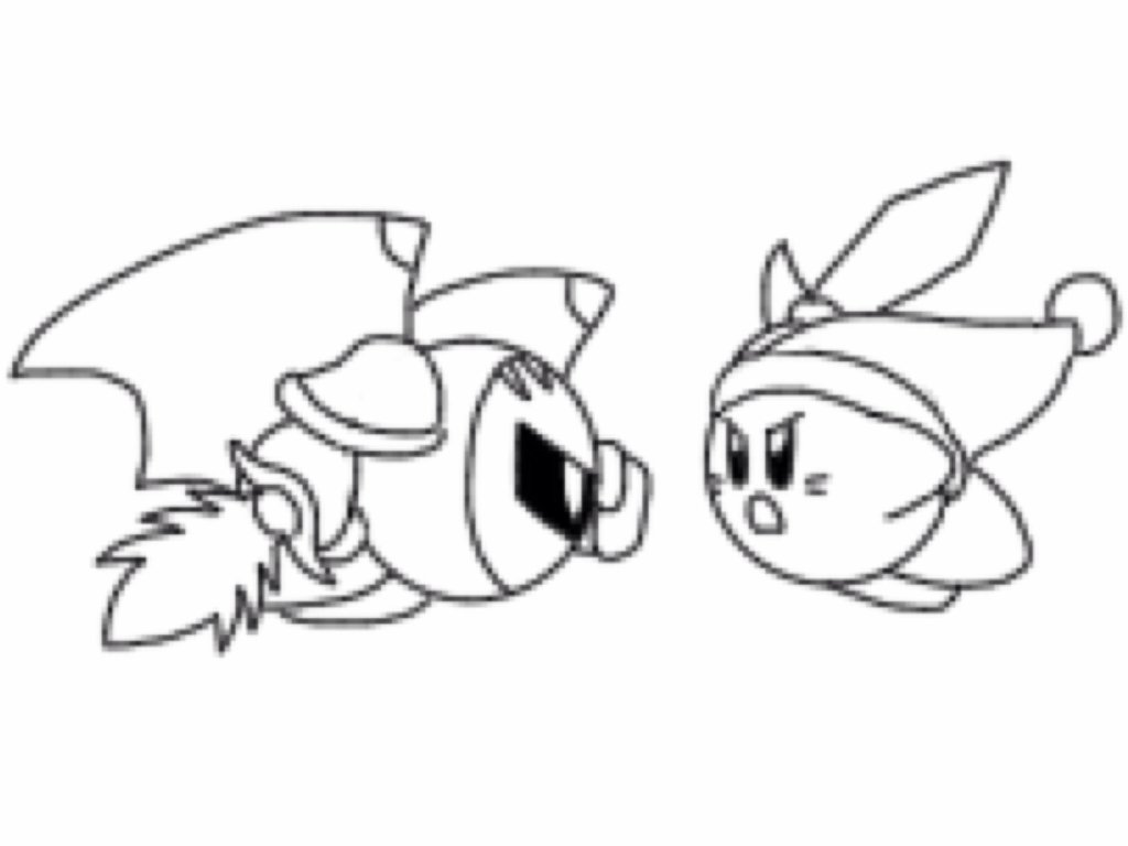 26+ Meta Knight Coloring Page Mrsfivecent