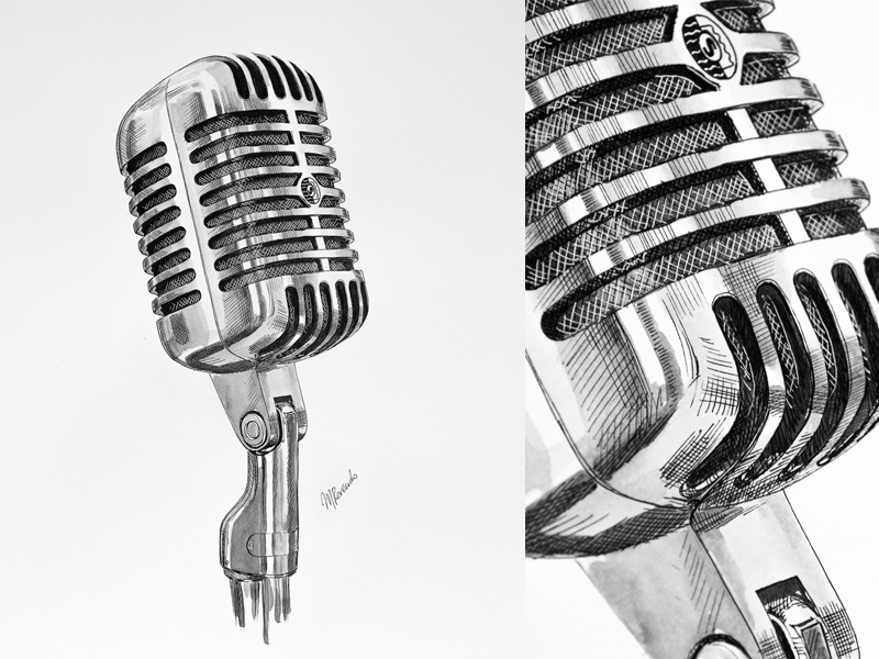 Mic Drawing at GetDrawings Free download
