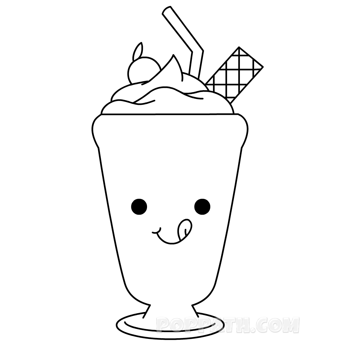 Milkshake Drawing at GetDrawings Free download