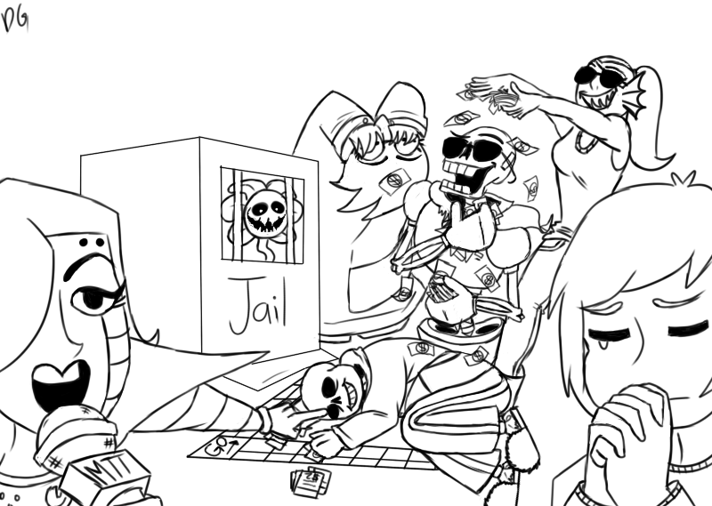 Download Undertale Monopoly Meme PNG & GIF BASE