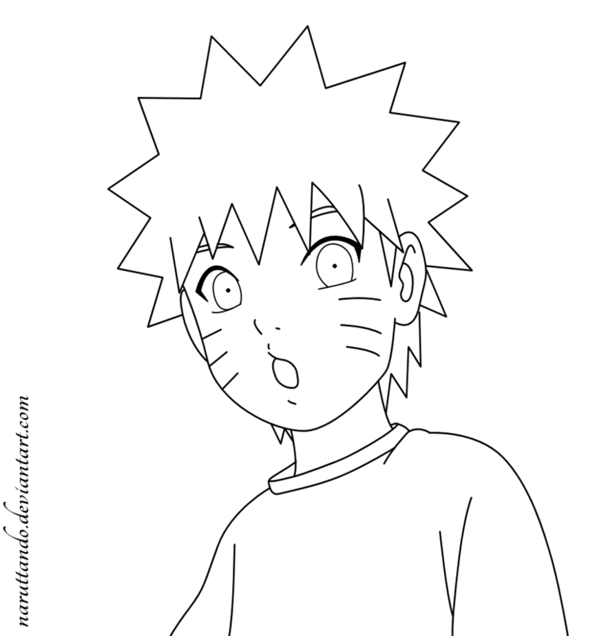 Naruto Outline Drawing at GetDrawings Free download