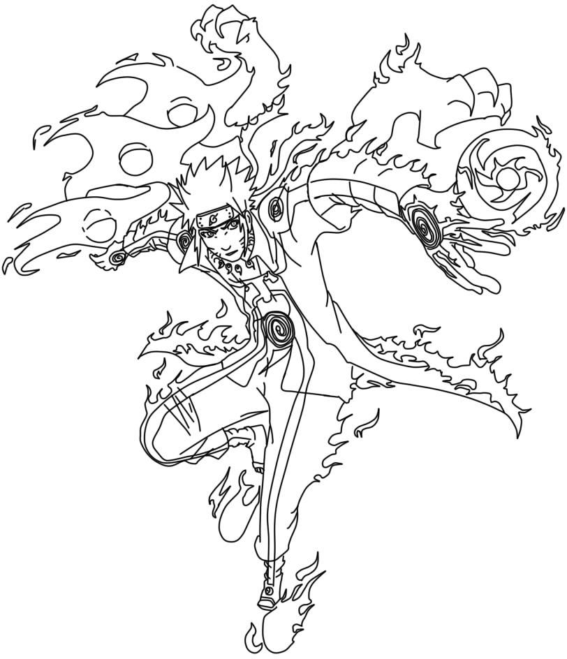 Naruto Bijuu Coloring Pages Coloring Pages